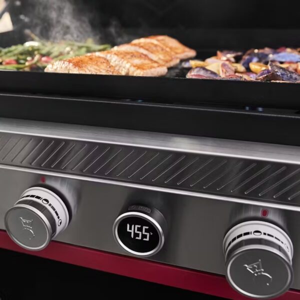 Weber Slate 30" Rust-Resistant Griddle with Extendable Side Table (Liquid Propane)