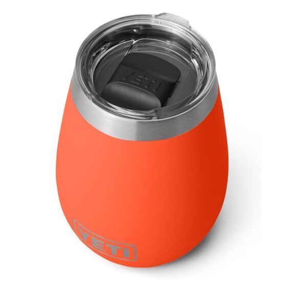 Yeti Rambler 10oz Wine Tumbler with Magslider Lid - Papaya