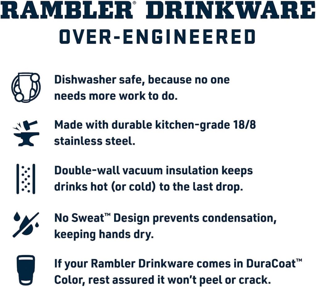 Yeti Rambler 18oz Water Bottle with Color Matched Straw Cap - Beekeper