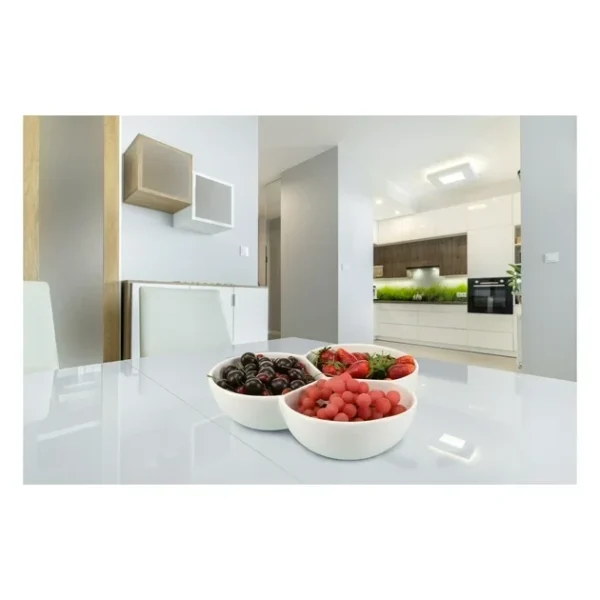 BIA Cordon Bleu, 3-Section Server Bowl, 1 qt., White