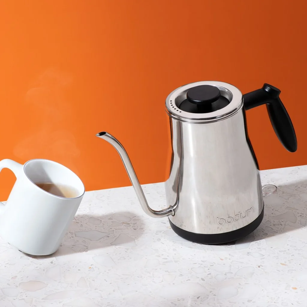 Bodum Bistro Electric Gooseneck Kettle 1.0L- Chrome