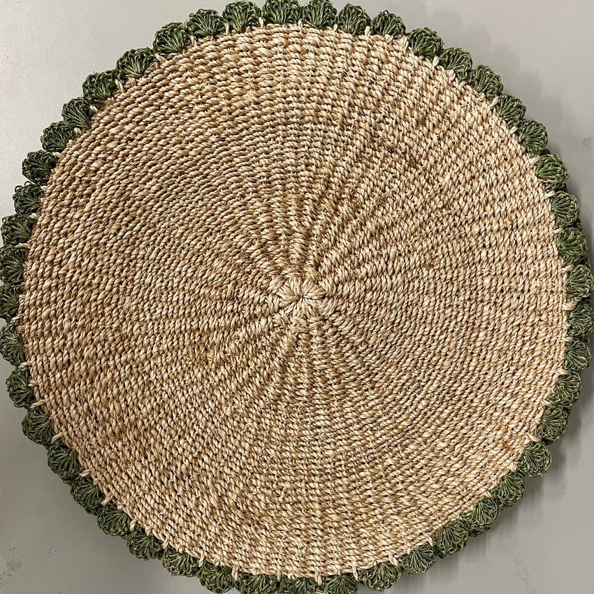 Deborah Rhodes - Border Tahitian Placemat - Green