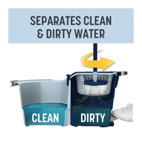 Casabella Spin Cycle Mop with Bucket