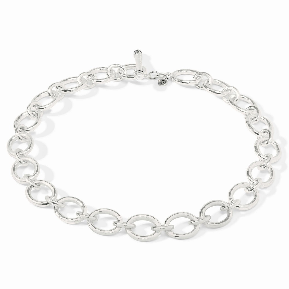 Julie Vos Silver Catalina Demi Link Necklace