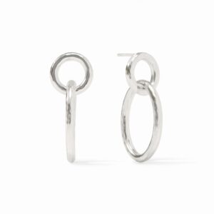 Julie Vos Silver Catalina Link Earring
