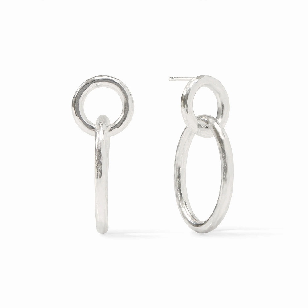 Julie Vos Silver Catalina Link Earring
