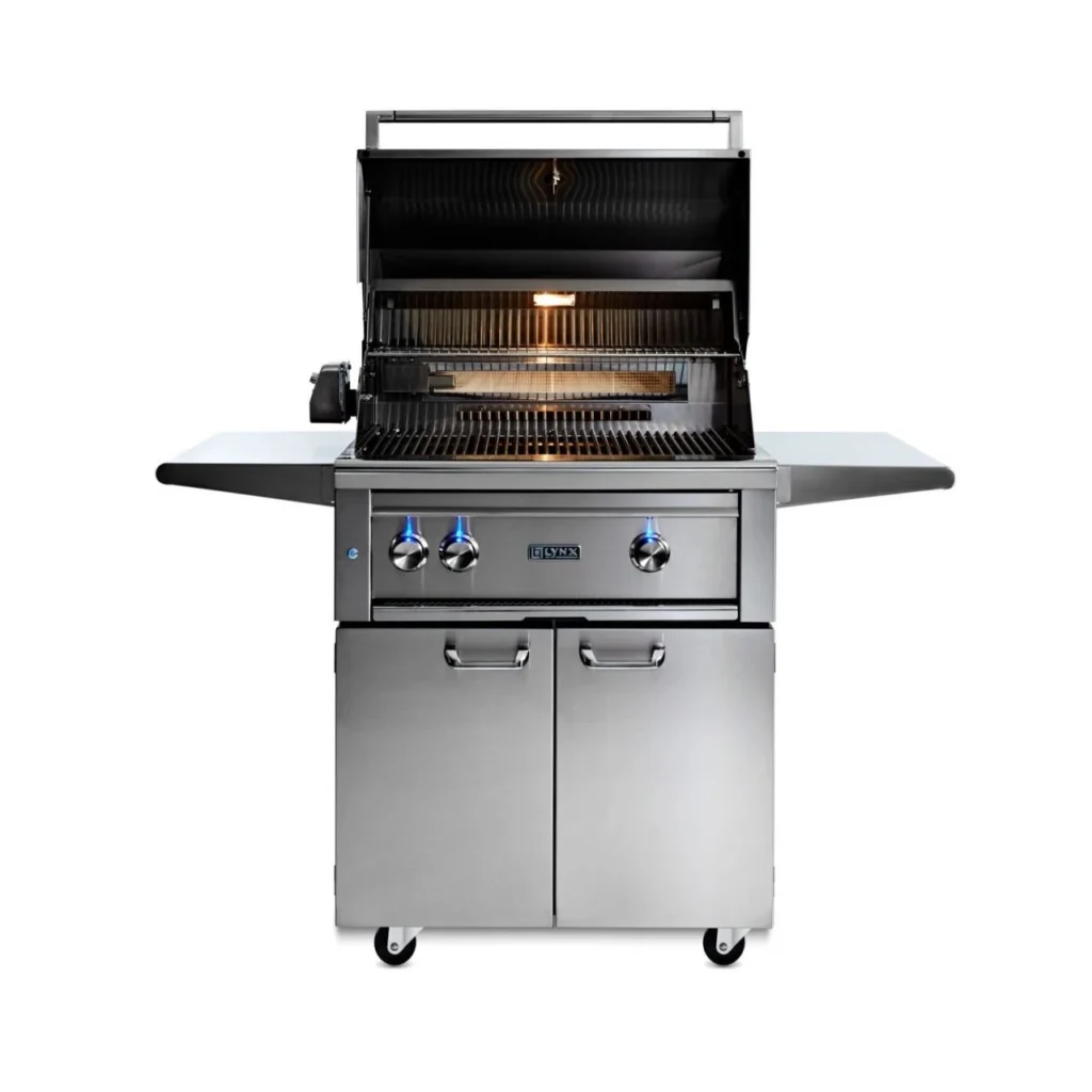 Lynx 30" Professional Freestanding Grill with 1 Trident Infrared Burner and 1 Ceramic Burner and Rotisserie (Available in Liquid Propane)