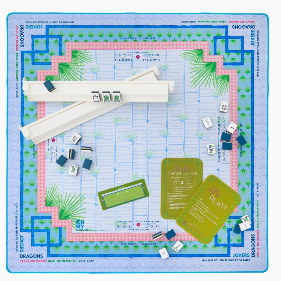 Oh My Mahjong Palm Paradise Mahjong Mat