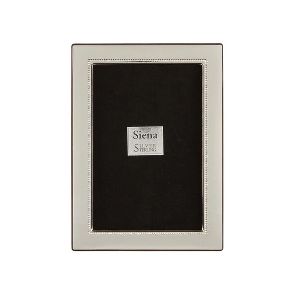 Tizo - Siena Sterling Single Beaded Frame 5" x 7"