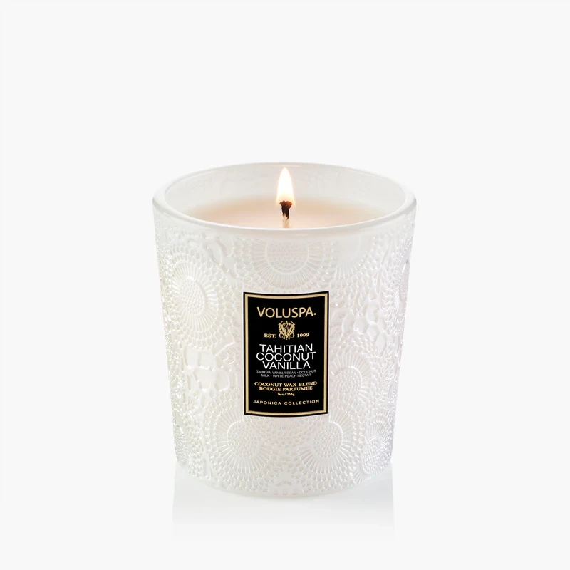 Voluspa Tahitian Coconut Vanilla Classic Candle
