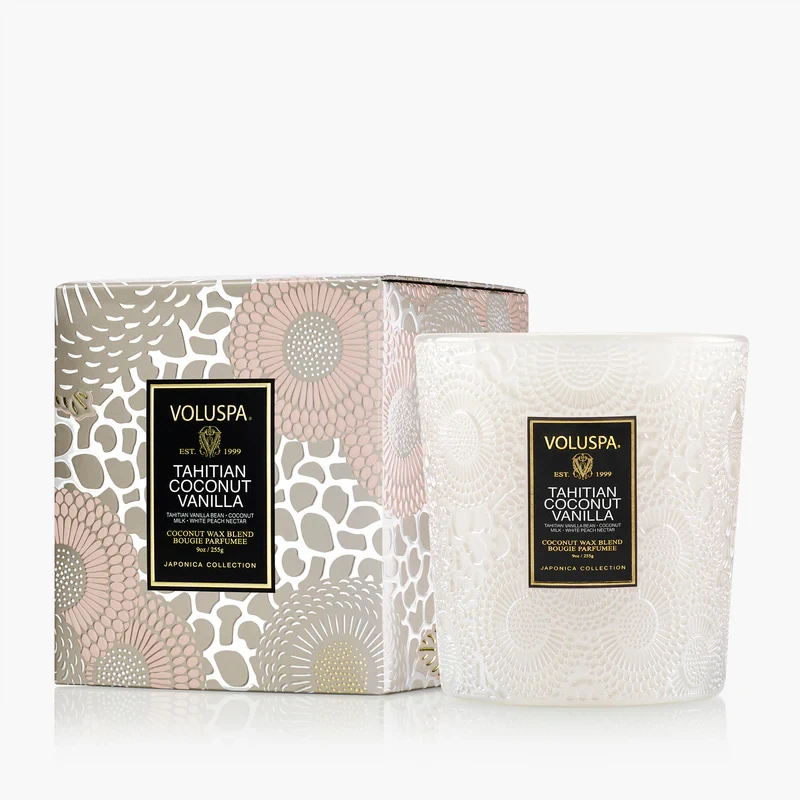 Voluspa Tahitian Coconut Vanilla Classic Candle