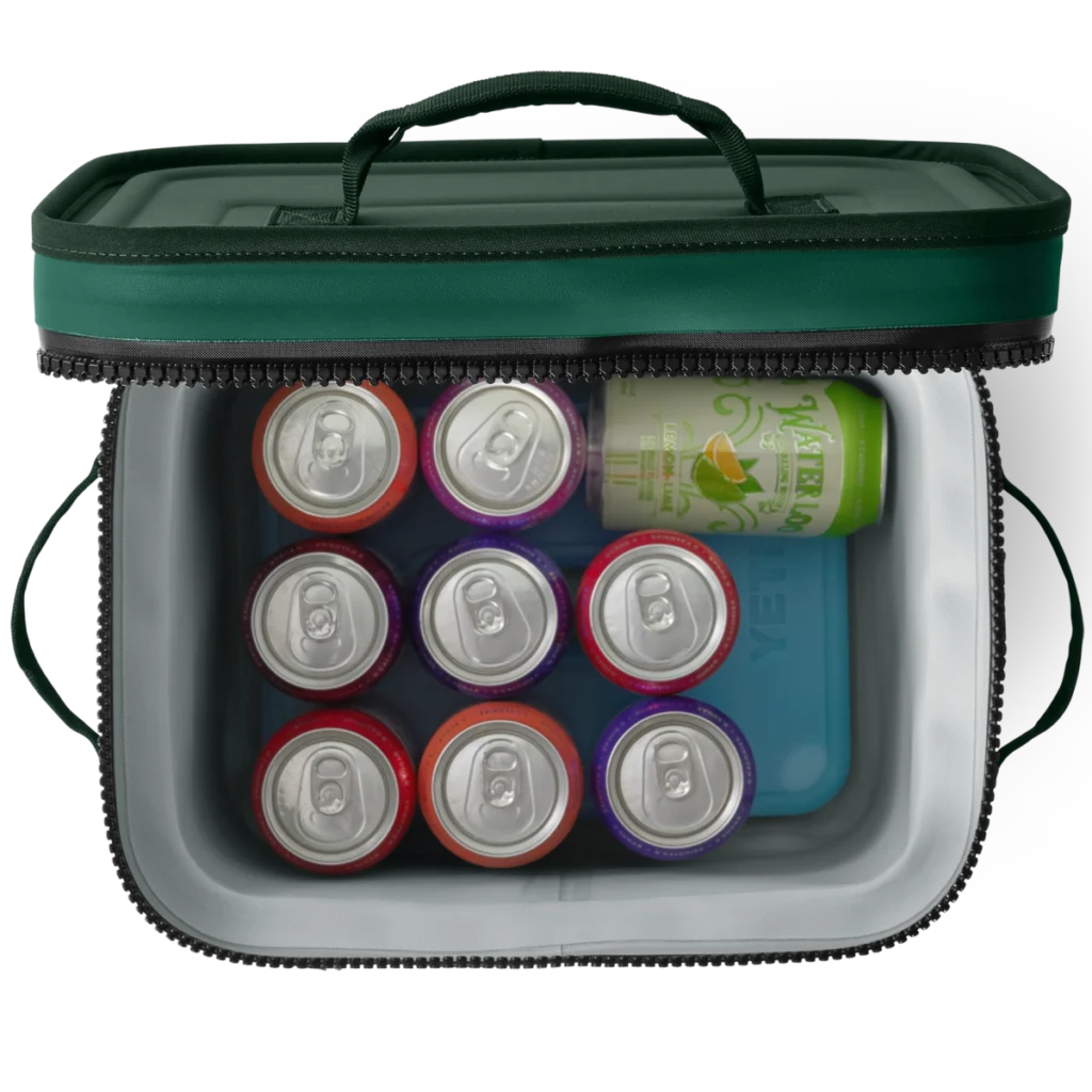 Yeti Hopper Flip 12 Soft Cooler - Black Forest Green3