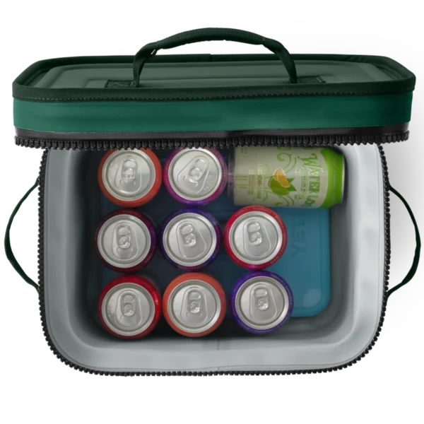 Yeti Hopper Flip 12 Soft Cooler - Black Forest Green3