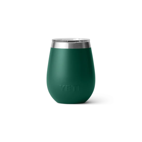 Yeti Rambler 10oz Wine Tumbler with Magslider Lid - Black Forest Green2