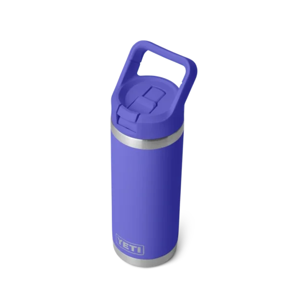 Yeti Rambler 18oz Water Bottle with Color Matched Straw Cap - UltraMarine Violet