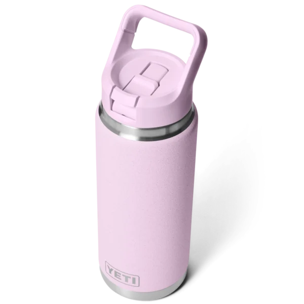 Yeti Rambler 26oz Bottle with Color Matched Straw Cap - Cherry Blossom2