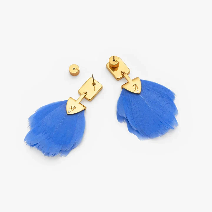 Brackish Venice Bay Bezel Drop Earrings