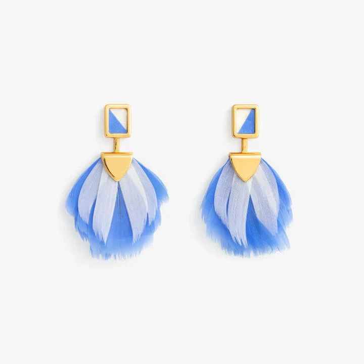 Brackish Venice Bay Bezel Drop Earrings Brackish Venice Bay Bezel Drop Earrings