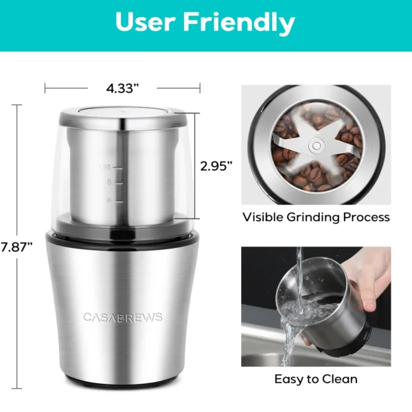 Casabrews Electric Blade Grinder