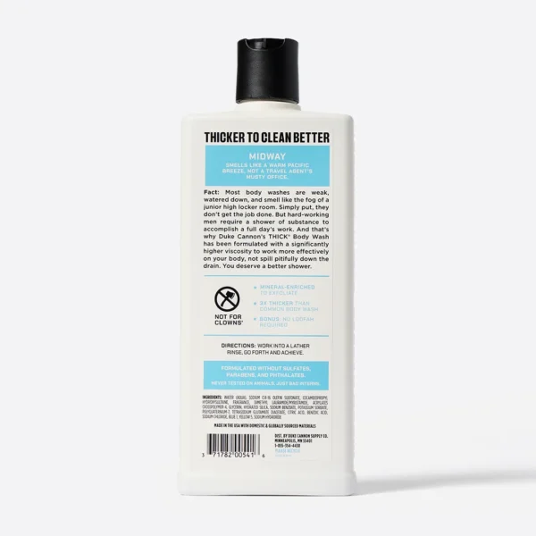 Duke Cannon Thick Body Wash - Midway