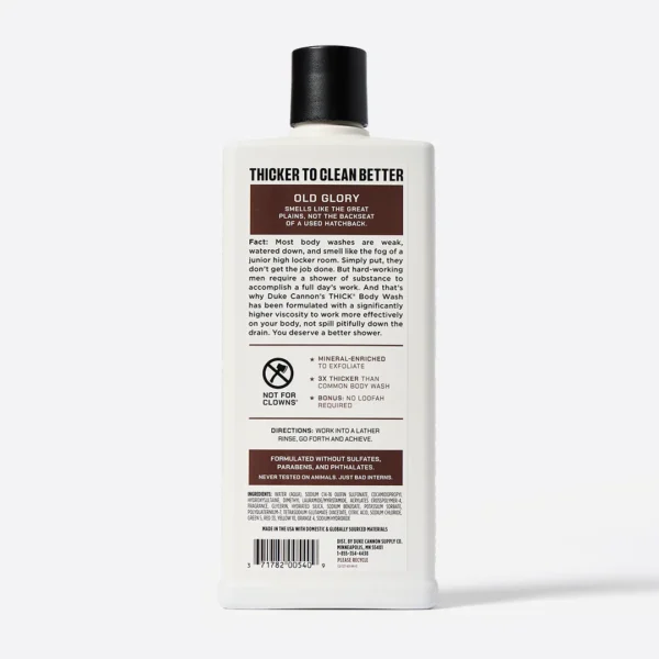 Duke Cannon Thick Body Wash - Old Glory