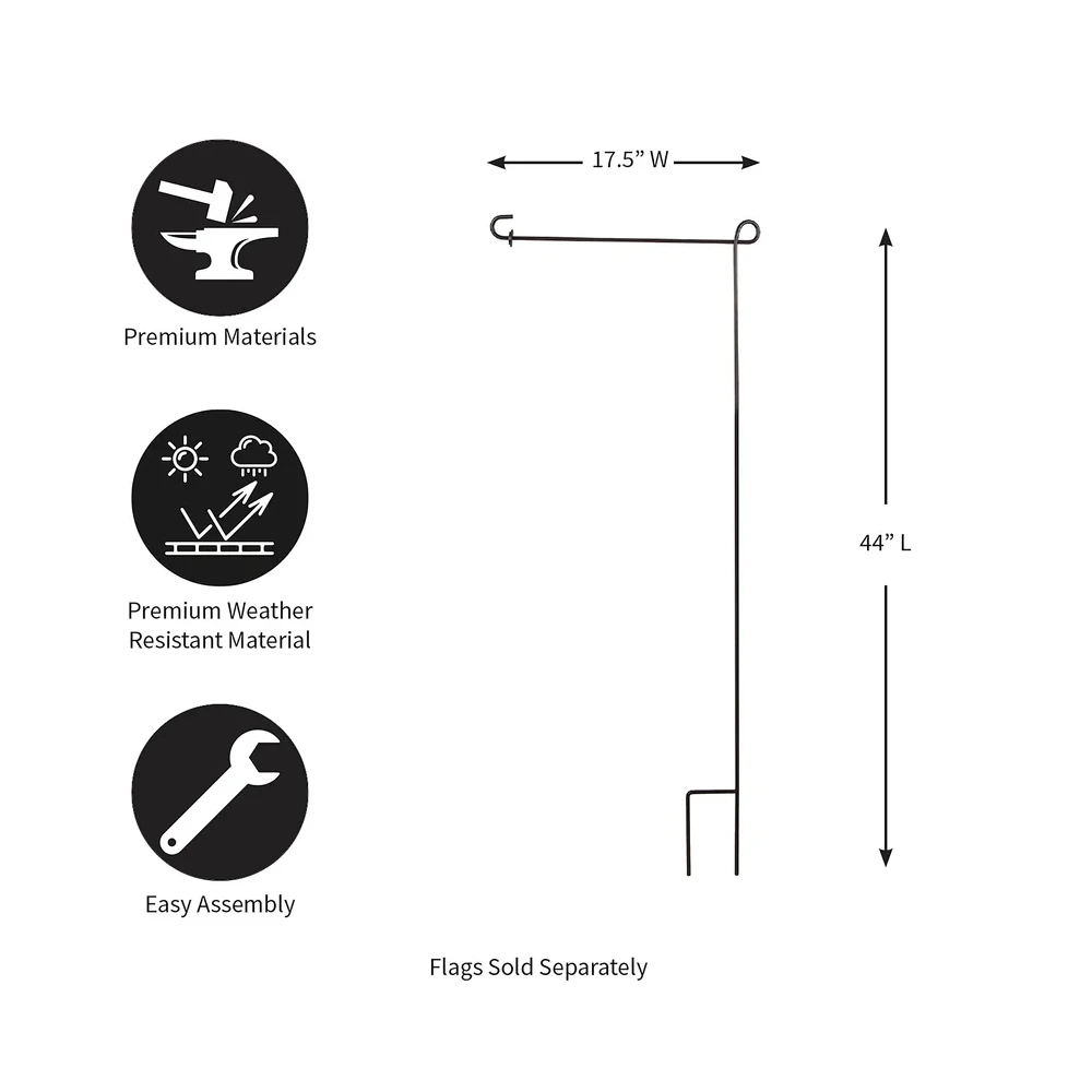 Evergreen Garden Flag Stand