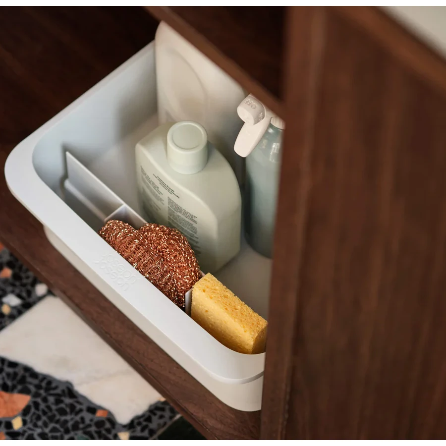 Joseph Joseph CupboardStore Large Easy-Access Storage Caddy - Stone