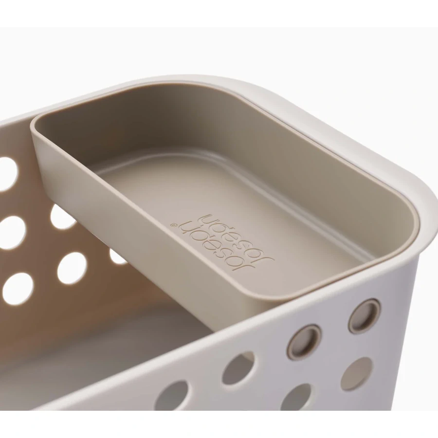 Joseph Joseph EasyStore Small Bathroom Storage Basket - Ecru