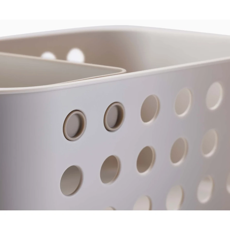 Joseph Joseph EasyStore Small Bathroom Storage Basket - Ecru