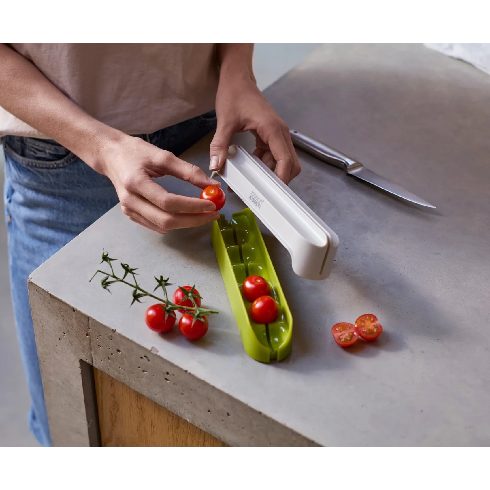 Joseph Joseph Halve-It Food Slicing Tool - Green