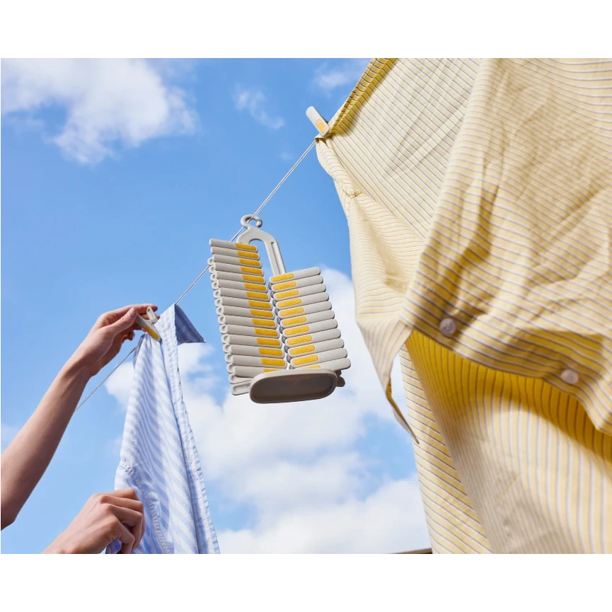 Joseph Joseph PegStore 30-Piece Clothespin Set With Storage Stand