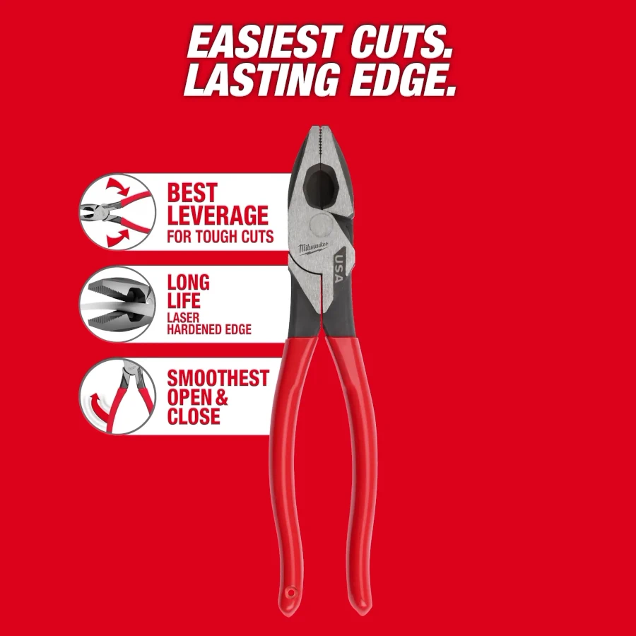 Milwaukee 9" Lineman's Pliers