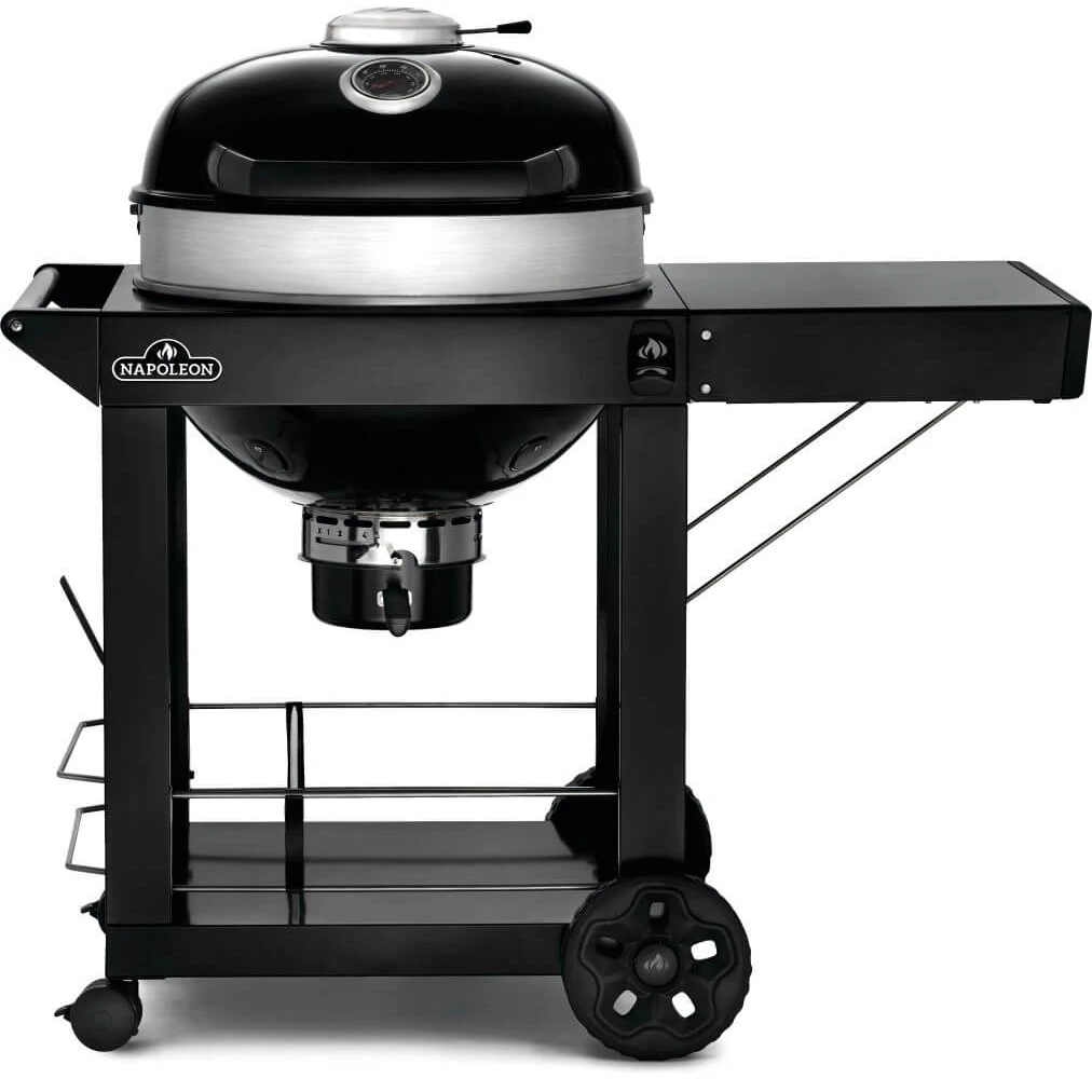 Napoleon Professional 22 Charcoal Grill with Cart - Black