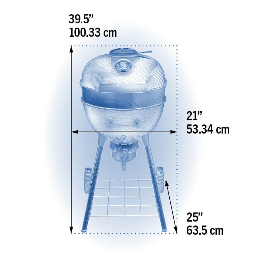 Napoleon Professional 18 Charcoal Kettle Grill - Black