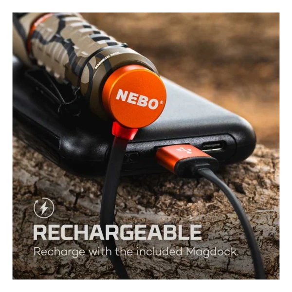 Nebo Torchy 2K Rechargeable Pocket Flashlight - Mossy Oak Bottomland