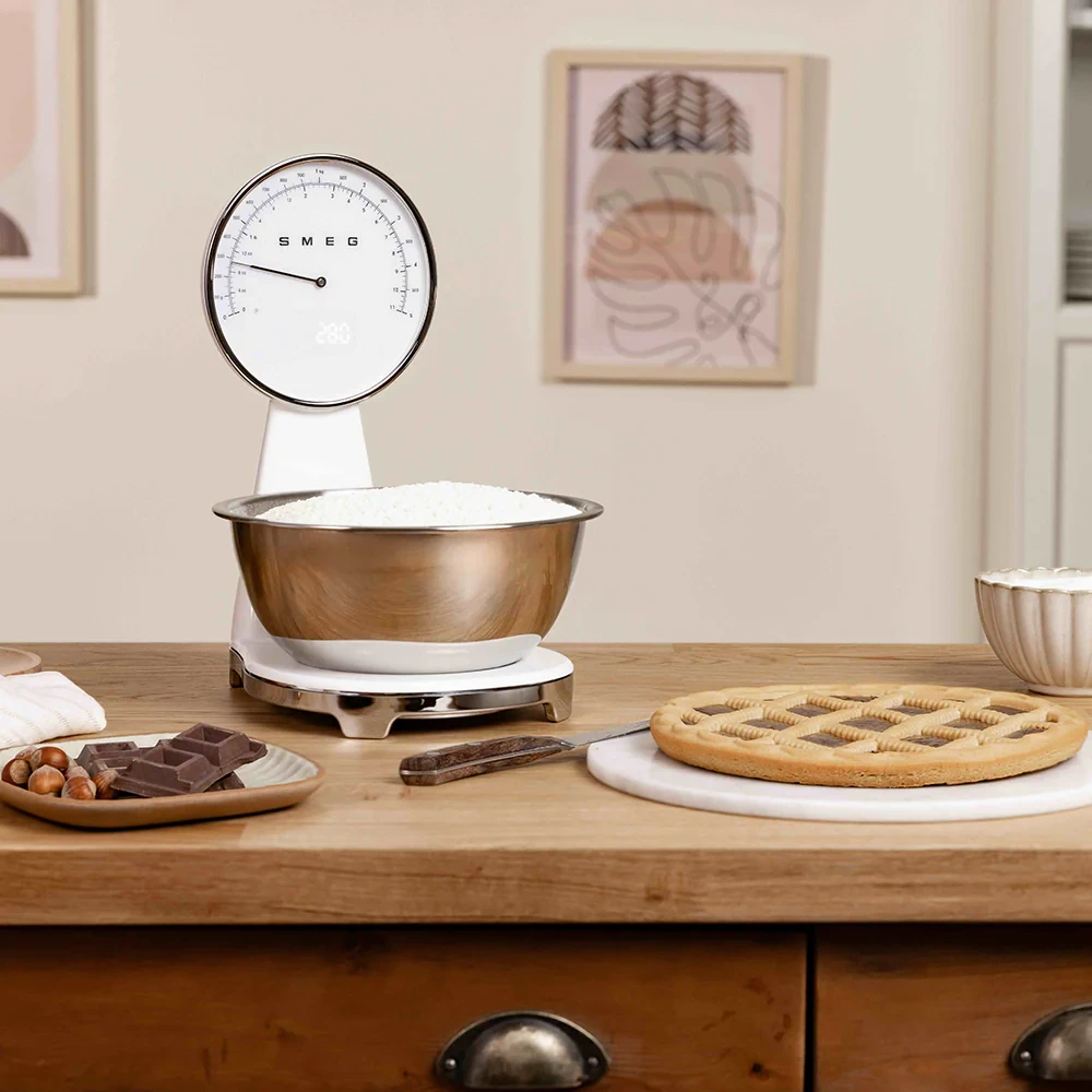 Smeg Retro-Style Kitchen Scale - White