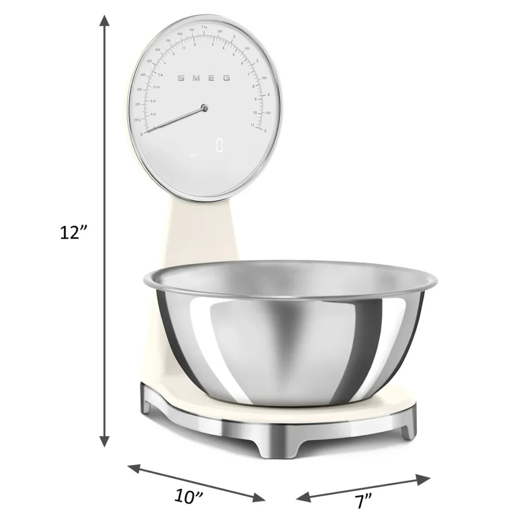 Smeg Retro-Style Kitchen Scale - White