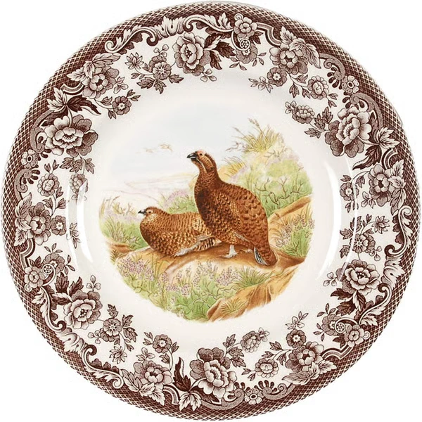 Spode Woodland Red Grouse Salad Plate