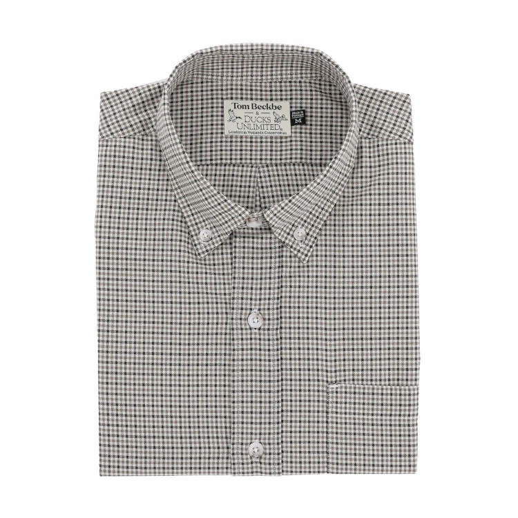 Tom Beckbe Knapp Cotton Long Sleeve Shirt - Khakhi Brown Tom Beckbe Knapp Cotton Long Sleeve Shirt - Khakhi Brown