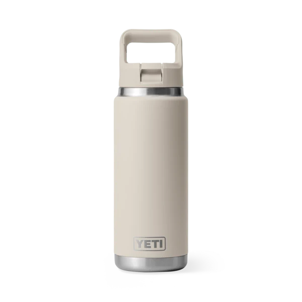 Yeti Rambler 26oz Bottle with Color Matched Straw Cap - Cape Taupe