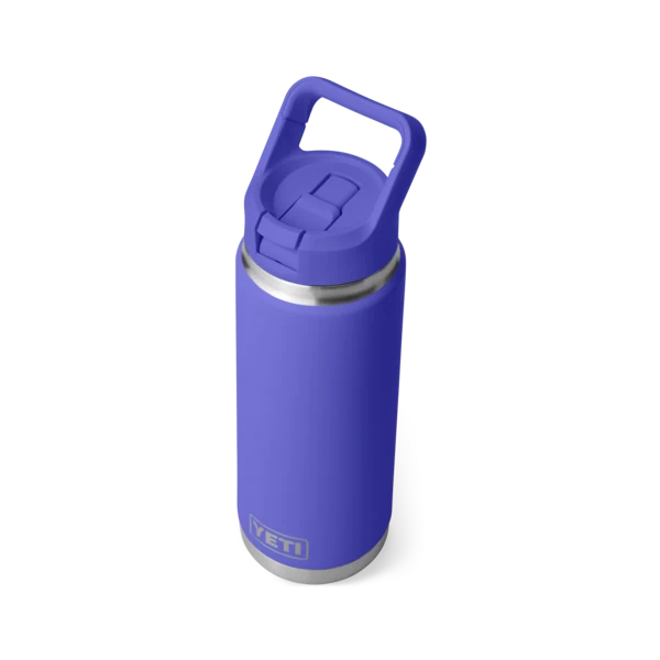 Yeti Rambler 26oz Bottle with Color Matched Straw Cap - UltraMarine Violet