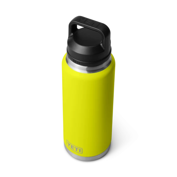 Yeti Rambler 36oz Bottle with Chug Cap - Firefly Yellow