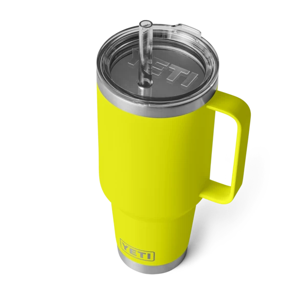 Yeti Rambler 42oz Straw Mug - Firefly Yellow