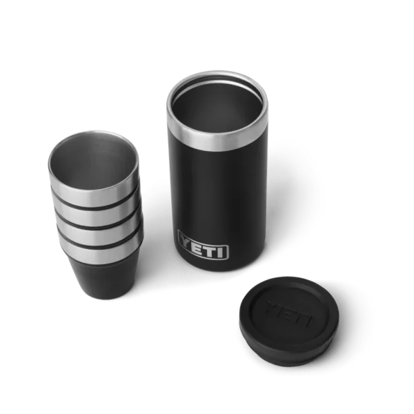 Yeti Shot Glasses with Carrying Case - Black | Berings