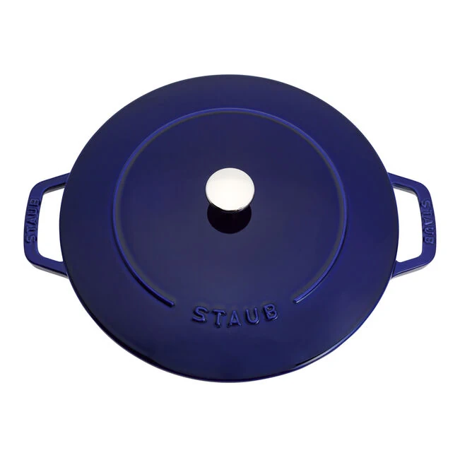 Zwilling Staub Cast Iron 5.25 Qt, Essential French Oven - Dark Blue