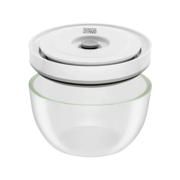 Zwilling Fresh & Save Bowls Vacuum Bowl Set S/M/L / 6-pc, Glass - Transparent-White