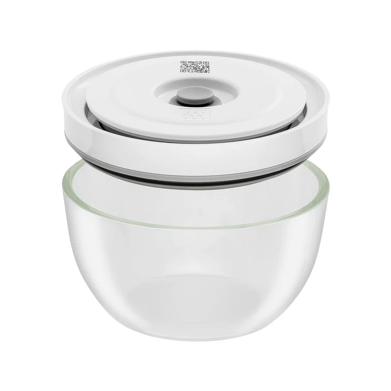 Zwilling Fresh & Save Bowls Vacuum Bowl Set S/M/L / 6-pc, Glass - Transparent-White