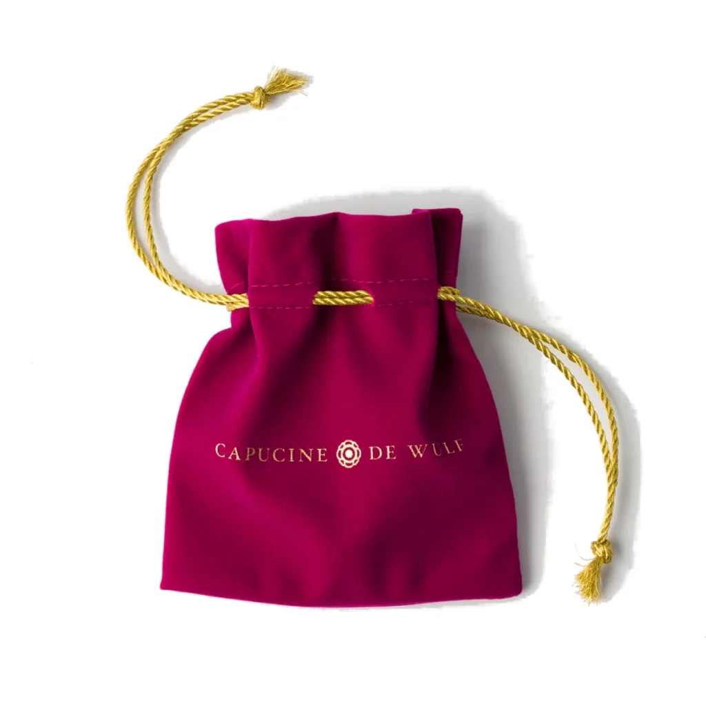 Capucine De Wulf Berry Gem Hinged Bangle - Clear Cubic Zirconia