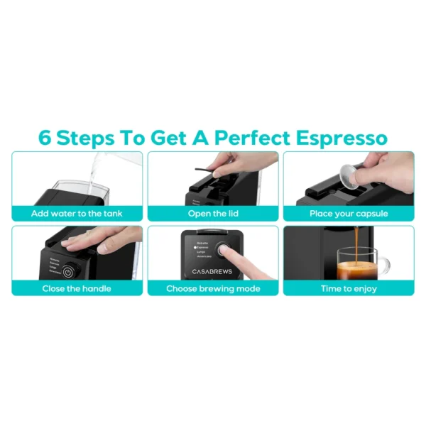 Casabrews Capsule Coffee Machine