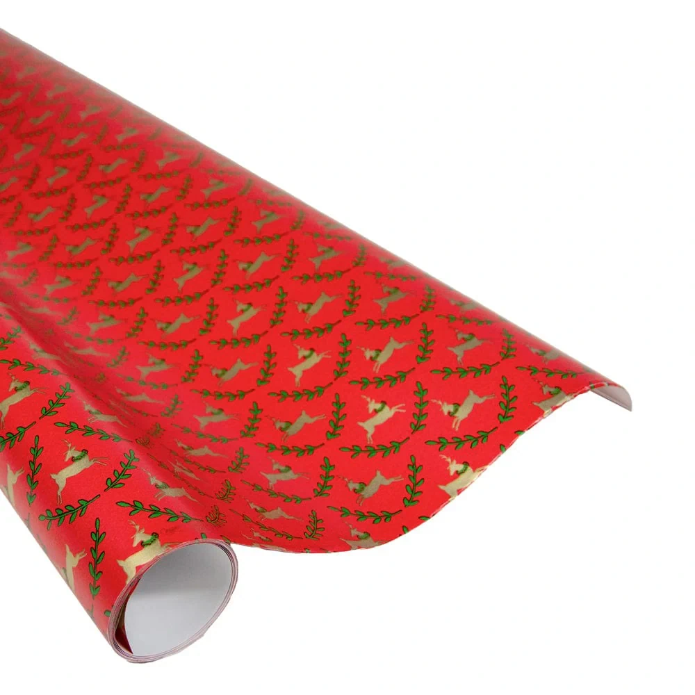 Caspari Little Reindeer Gift Wrap